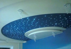 Натяжные потолки «Звёздное небо» в коридор